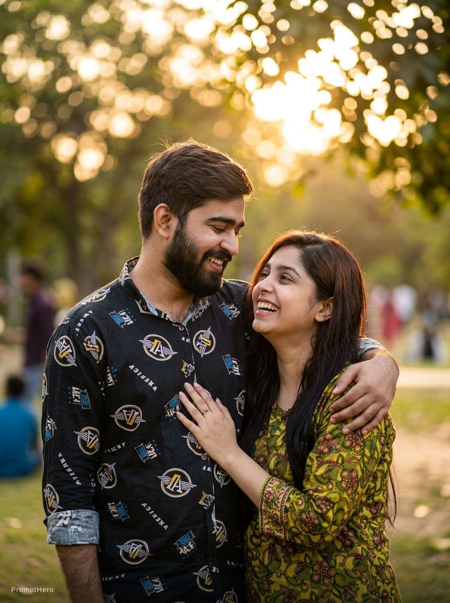 AI generated: a couple in love