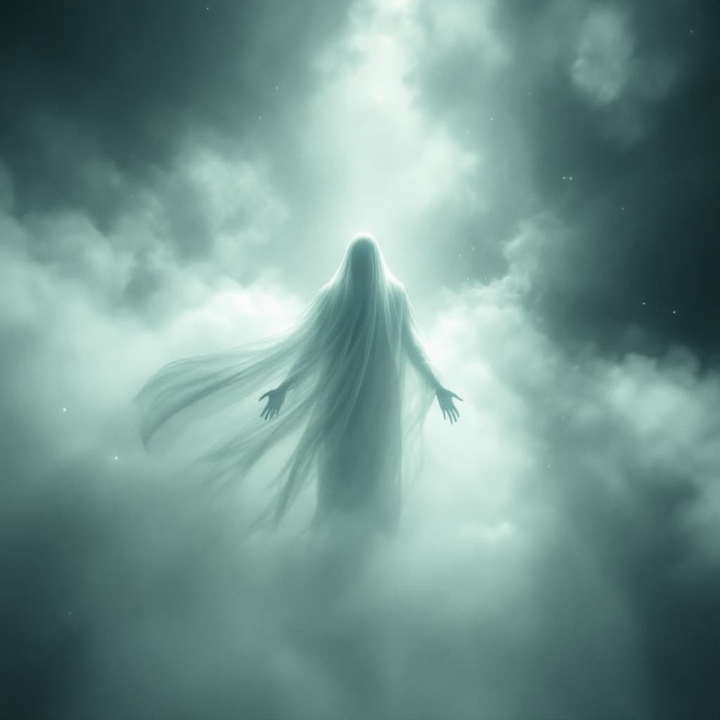 AI generated: A fine art, hyper-realistic, cinematic image  a bright light. 

The lighting is soft and diffused, w...