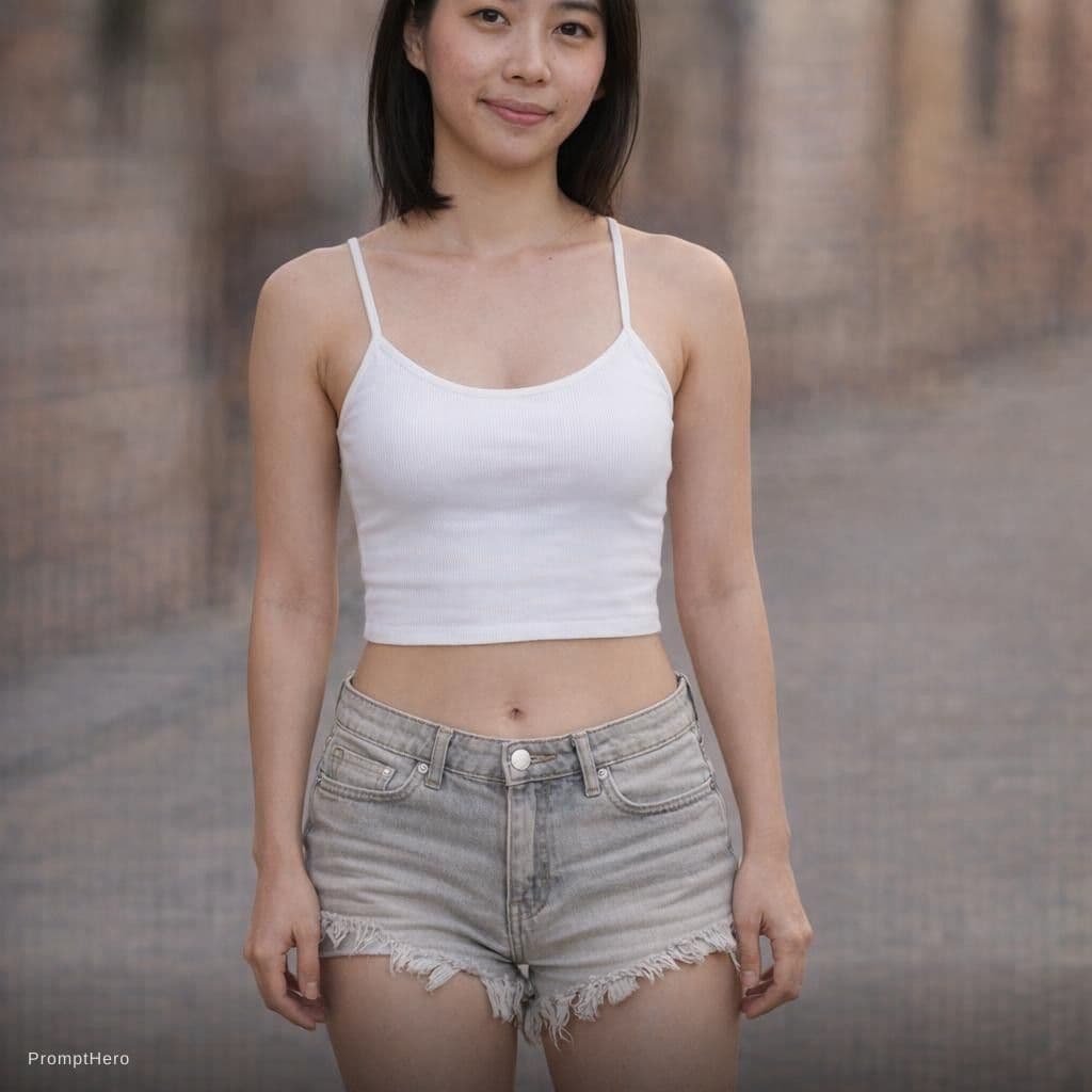 AI generated: Full body portrait of the same person as the reference image, using the exact face identity from the...