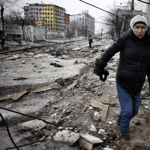 AI generated: As Ukraine Bears Down, Life Worsens in Occupied Areas
