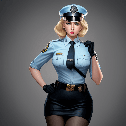 AI generated: Create a vibrant and exciting full-body image of a pin-up girl with the following characteristics: S...