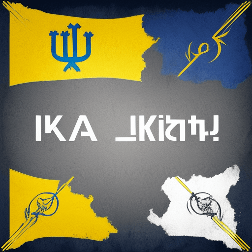 AI generated: flag ukraine
