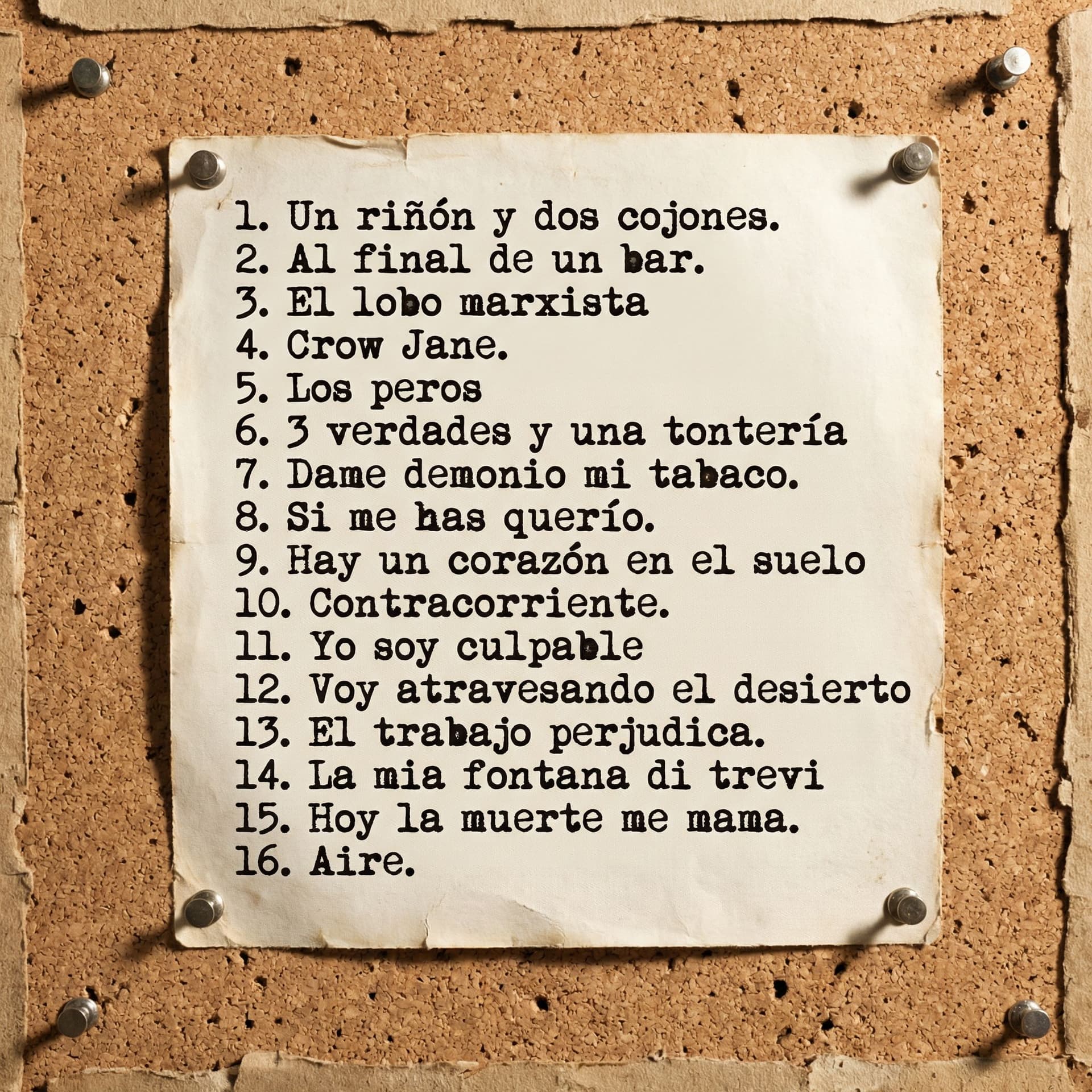 AI generated: La imagen que te acabo de subir es la portada de un disco, si te fijas es como si hubiera pinchada u...