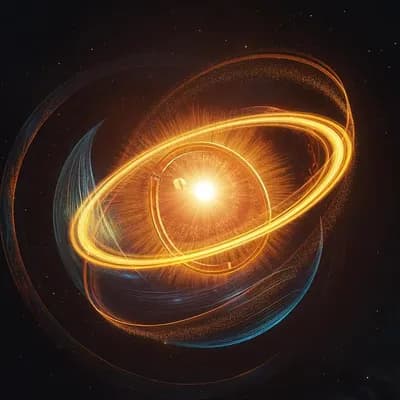 AI generated video: Begin in absolute darkness—silent, infinite black space.

A faint distant star appears at center scr...