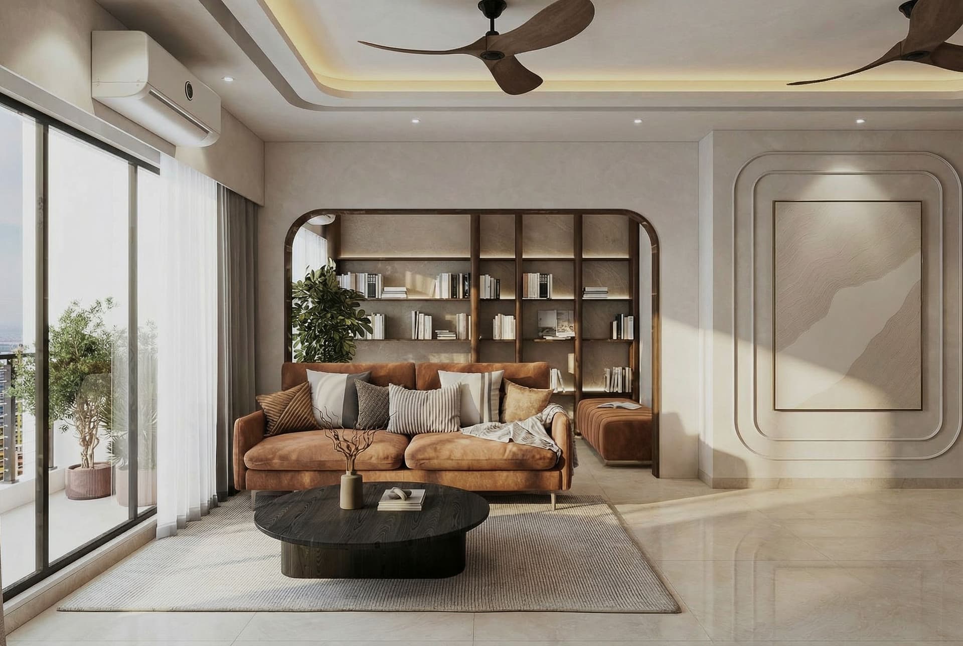 AI generated: Ultra-realistic architectural interior enhancement, professional global illumination, physically acc...