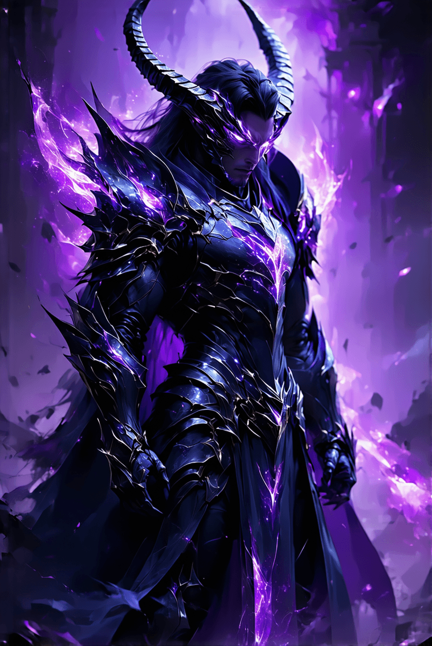 AI generated: A full-body shot, frontal view, of a beautiful, serious, and mature man. He is completely covered in...