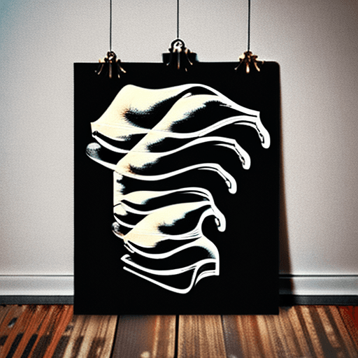 AI generated: Unapologetic, Perfectcore, bizarre, freaky graphic poster, strong graphic, line, Behance, award - wi...