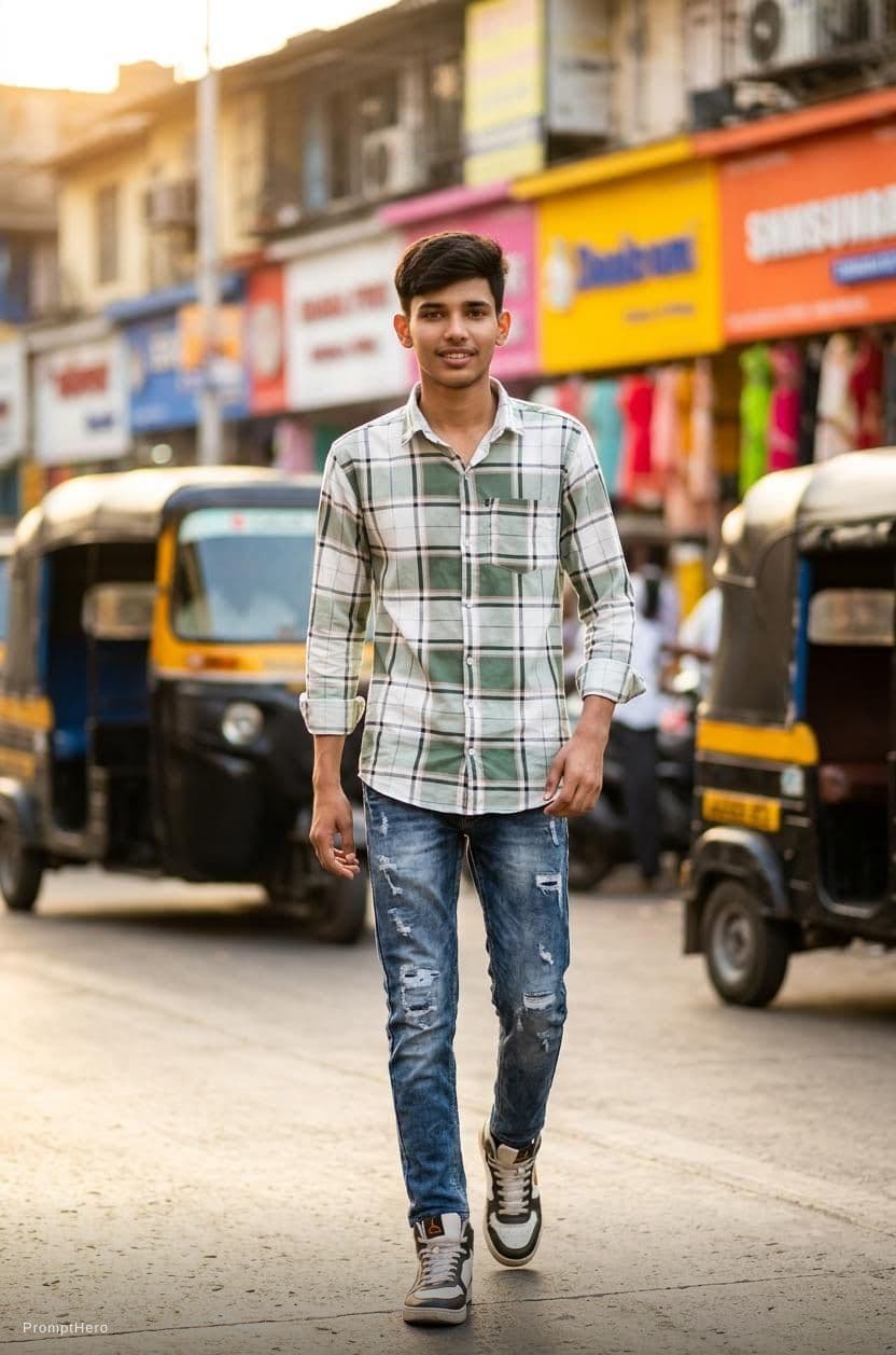 AI generated: Indian fashion girl photography