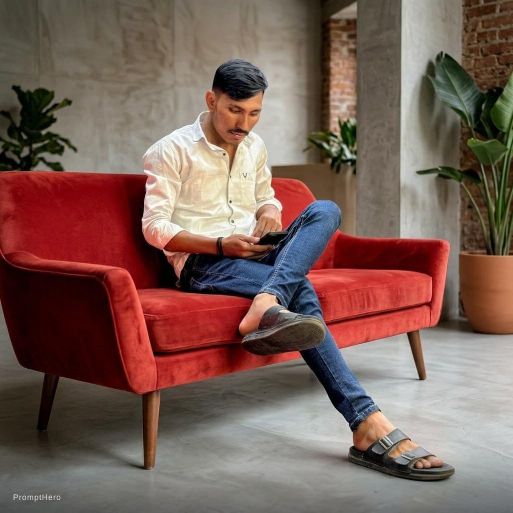 AI generated: fashion editorial photograph, man, shot on a Canon EOS 5D Mark IV --chaos 75 --ar 1:2 --profile rsy6...