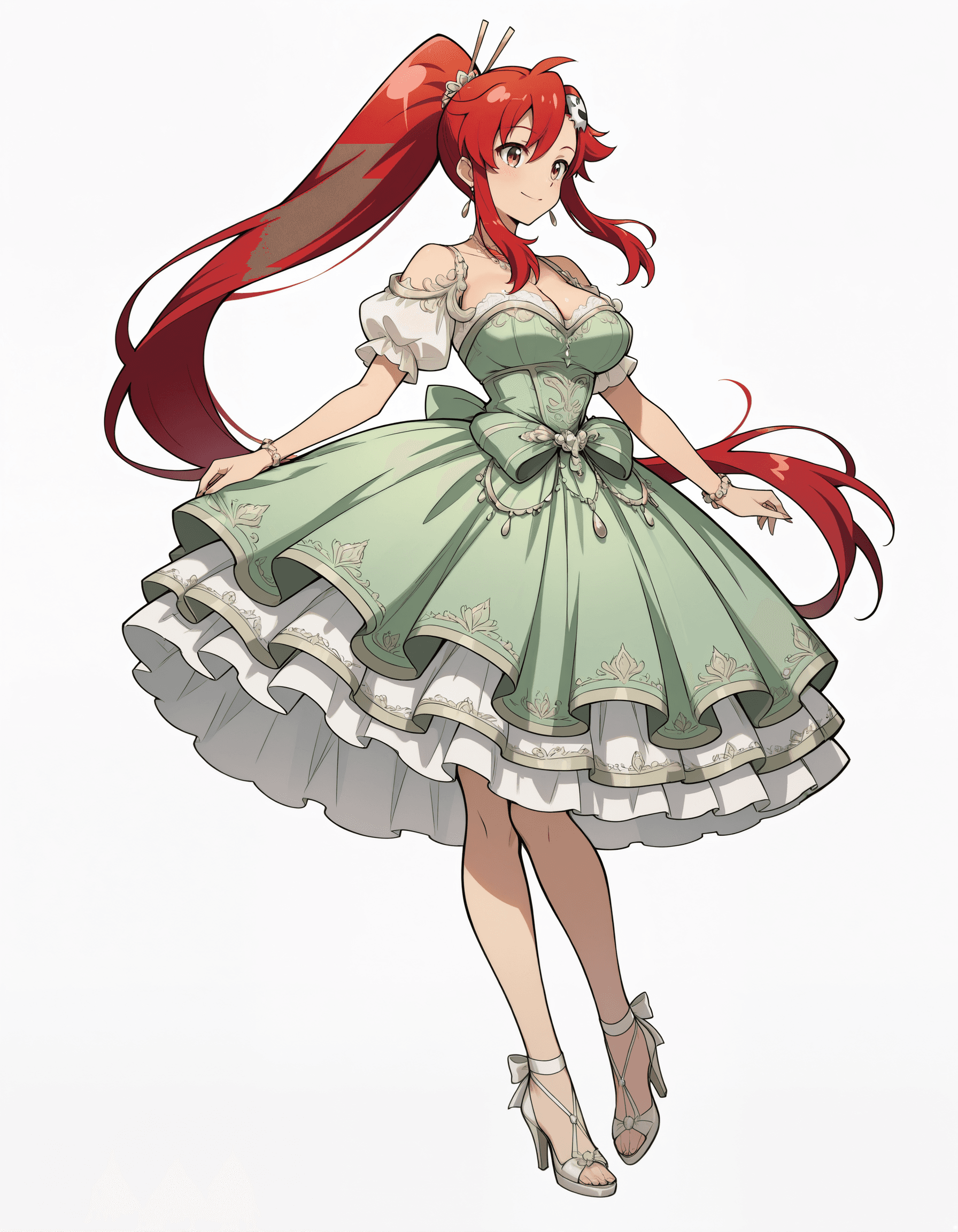 Emerald Court Gown - Image 3