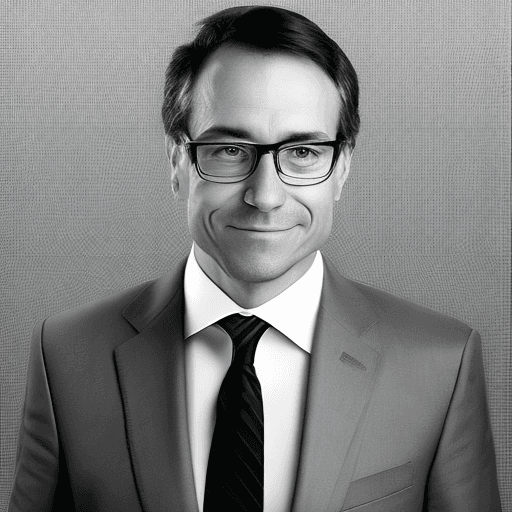 AI generated: generate an image of a CEO headshot. make the image look real.