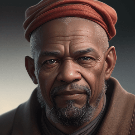 AI generated: oldman moeslem, ultrarealistic, detail skin, vivid color, 4k, wise and humble, potrait, photo-realis...