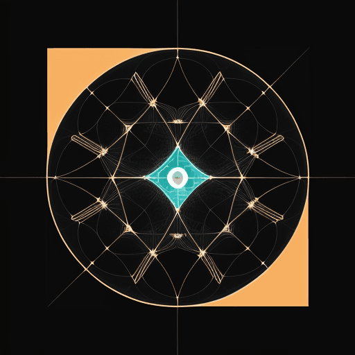 AI generated: Design a logo that seamlessly blends mathematical elegance with artistic flair. Incorporate elements...