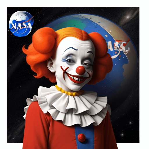 AI generated: NASA clown