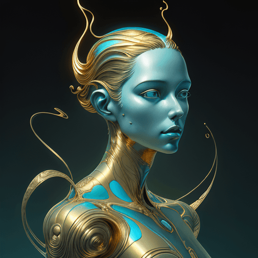 AI generated: visual fiction / visual artist / illustrator, christiano v, in the style of franciszek starowieyski,...