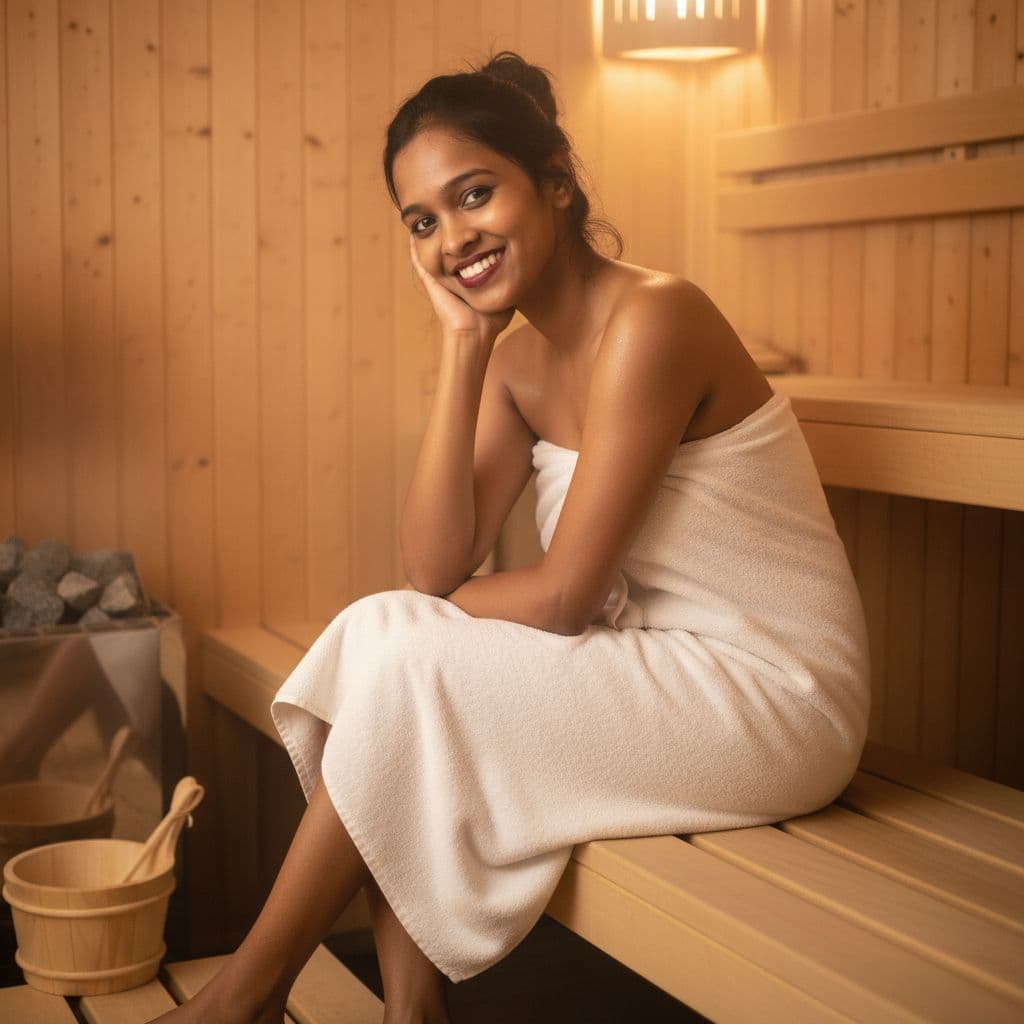 AI generated: sauna