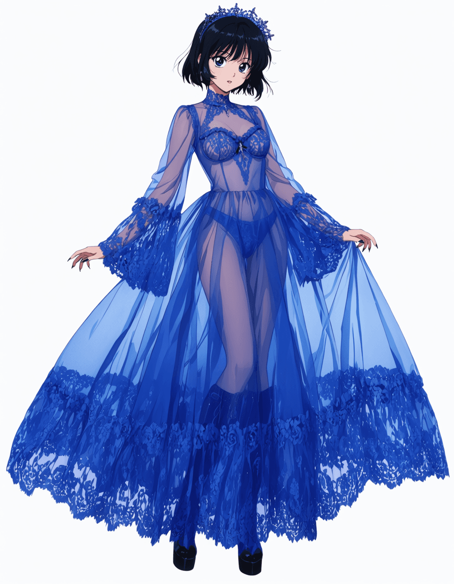 Widow Gothic Lace Gown - Image 5