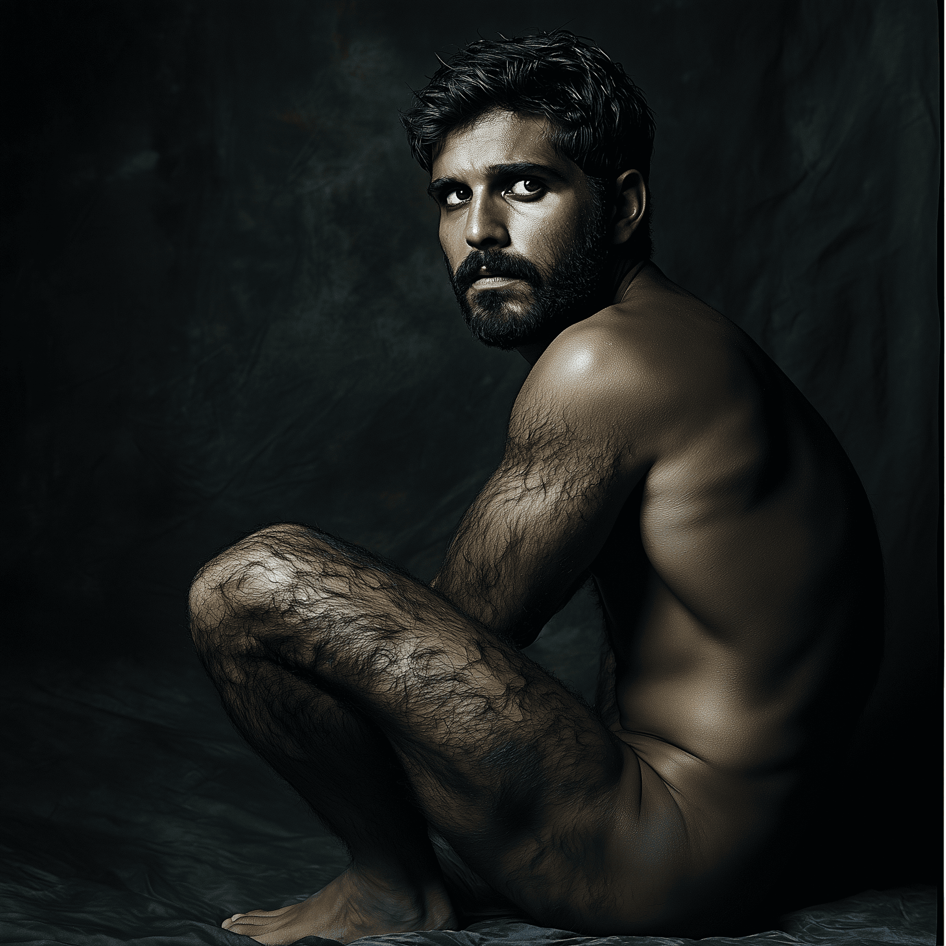 AI generated: full shot, full-length portrait, wide field of view, centered, showing entire body, award-winning ci...