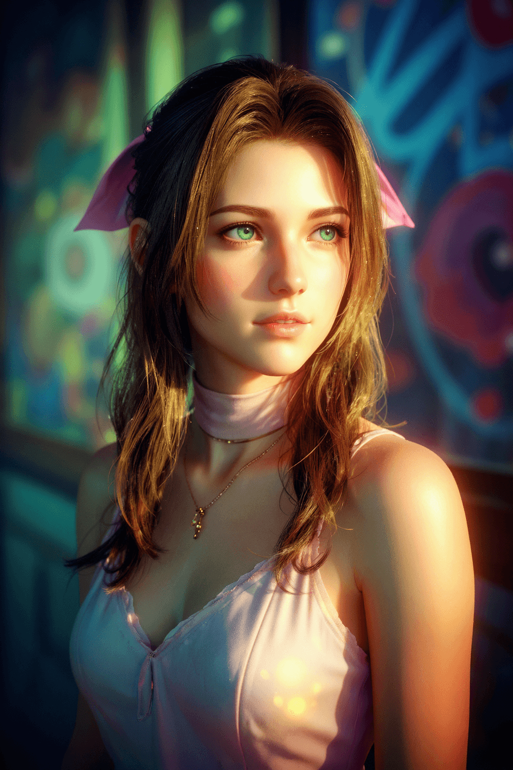 Aerith Gainsborough SoloLoRA - Image 1
