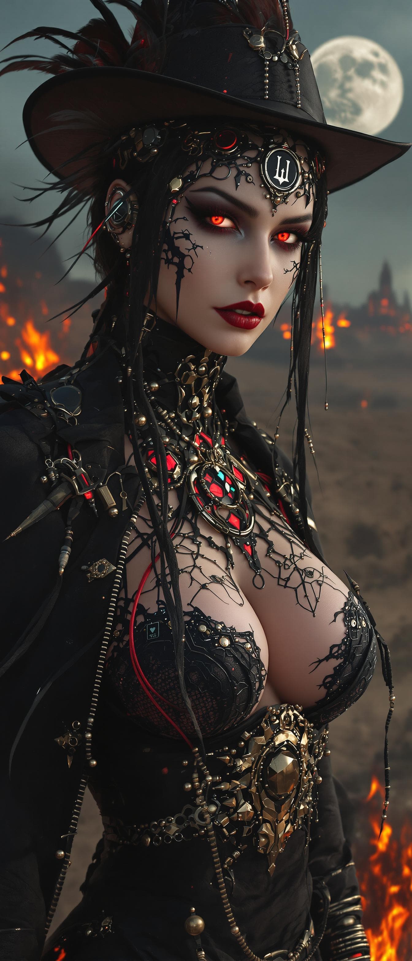 AI generated: High Noon of the Cyber Shaman: The Gothic Maiden's Reckoning

Amidst the desolate expanse of a neo-w...
