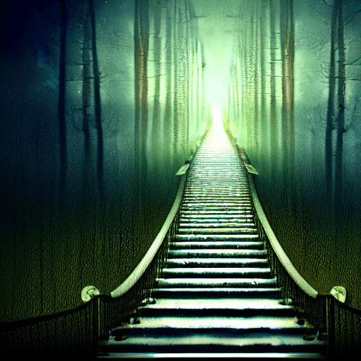 AI generated: Starway to heaven, magical atmosphere, Renato muccillo, Andreas Rocha, Johanna Rupprecht, Beardsley,...