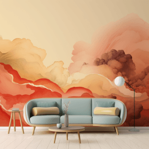 AI generated: A vibrant, Words-Color Synesthesia design, with fluid lines and a pop of bright yellow, capturing th...