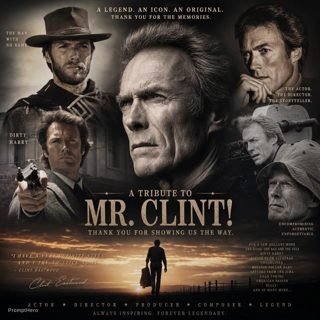 AI generated: A tribute to Mr. Clint!