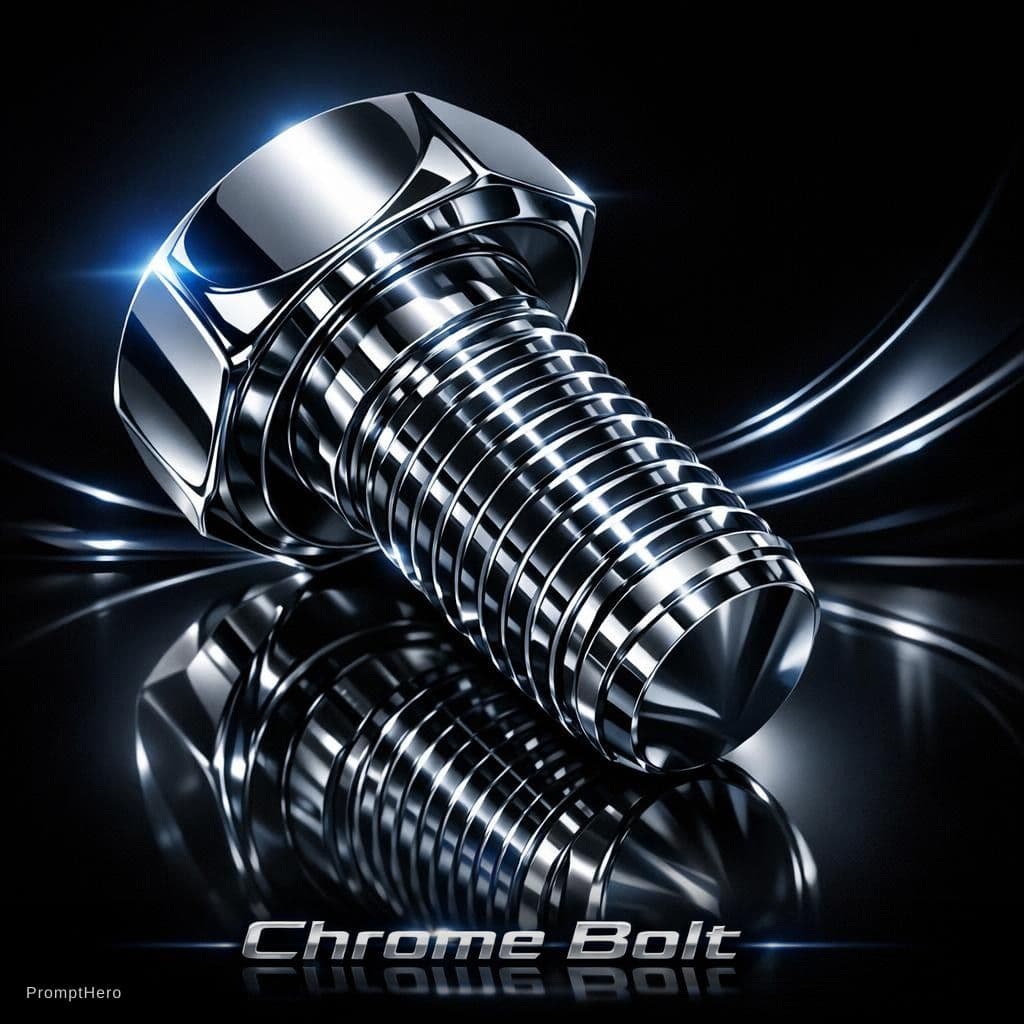 AI generated: ChatGPT JSON:

{
  "title": "Chrome Bolt",
  "styleAesthetic": {
    "overallVibe": "Liquid met...