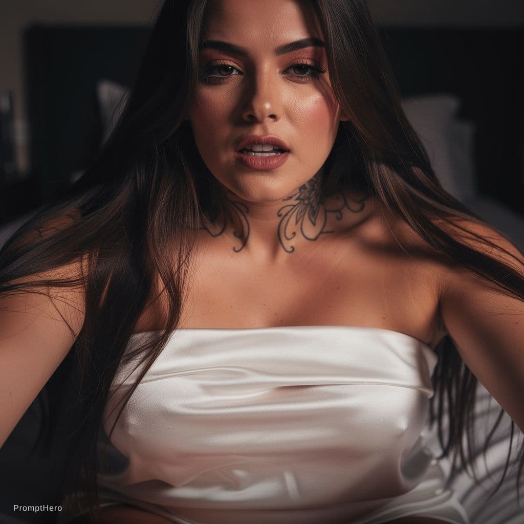 AI generated: A hyper-realistic, extremely intimate close-up POV shot from the perspective of someone lying down, ...