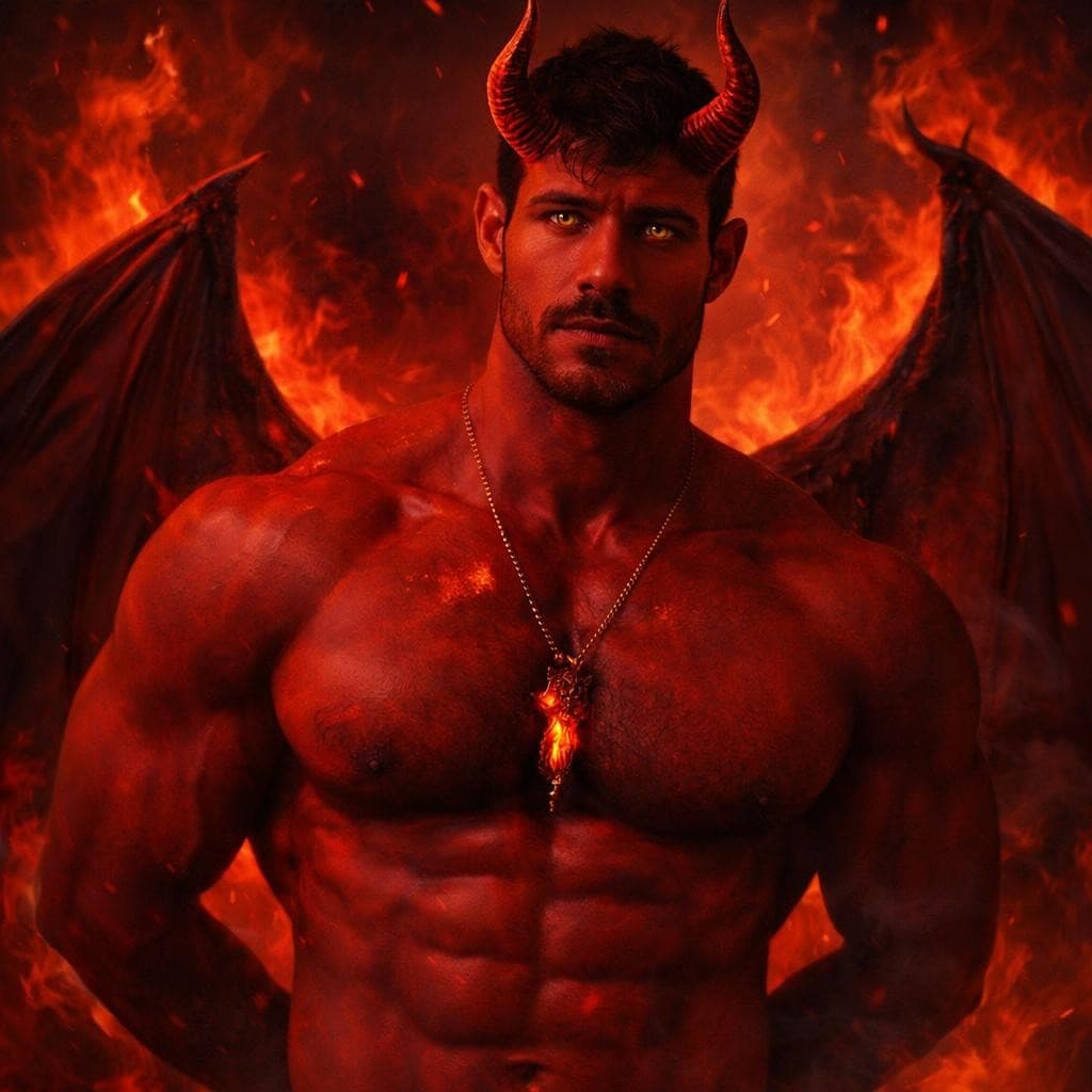 AI generated: make this man into a devil