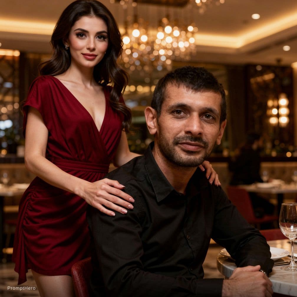 AI generated: 📸 Stable Prompt – Same Girl, Same Dress, Park Bulvar Restaurant:

A realistic cinematic photo of a ...