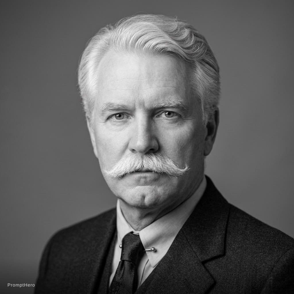 AI generated: Image Type: Digital photograph, formal portrait.

Overall Photographic Style: Photorealistic, high...