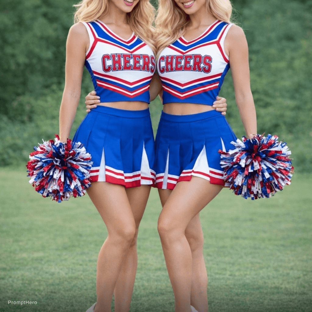 AI generated: Cheerleader uniform