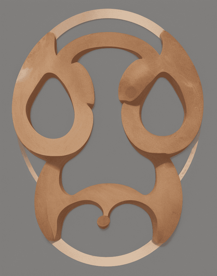 AI generated: mark:The basic shape of the brand resembles a hoof, almost circular like an animal’s hoof mark.
 It ...