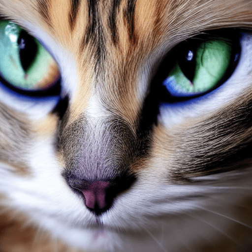 AI generated: Cat with human face