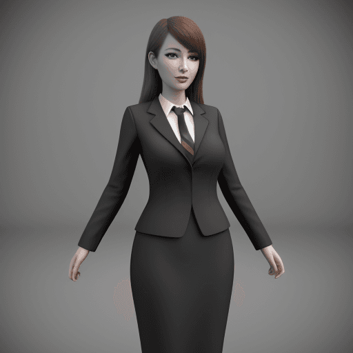 AI generated: Professional woman, between 25 and 35 years old 3D 8k --ar 69:128 --s 750 --v 5.2