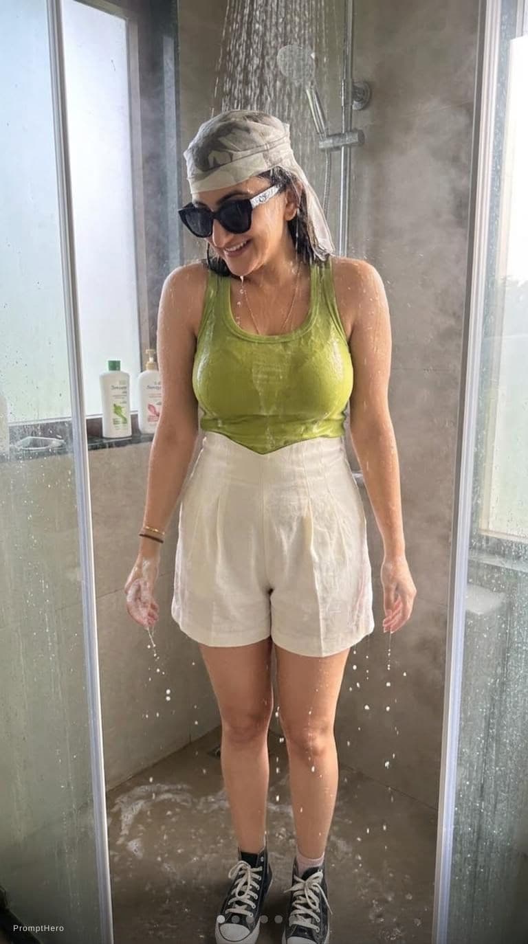 AI generated: the image under the shower 