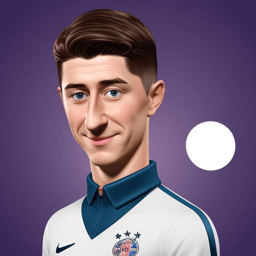 AI generated: Create a Disney character based on Robert Lewandowski