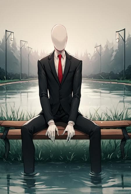 Slenderman creepypasta Pony + 1.5 + illustrious