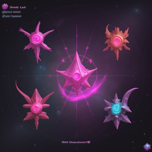 AI generated:  little flamets skilling in oldschool runescape, include cybernetic colours, cosmic space fire pink ...