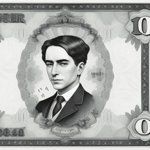 AI generated: The banknote came out