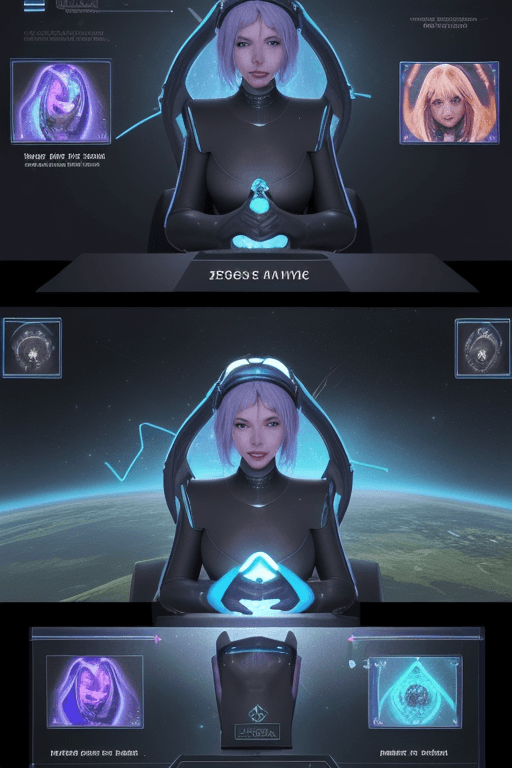 AI generated: A highly-skilled game developer creates a new super-interactive VR MMORPG. The universe of the game ...