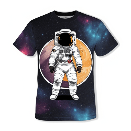 AI generated: T-shirt, Astronaut, 