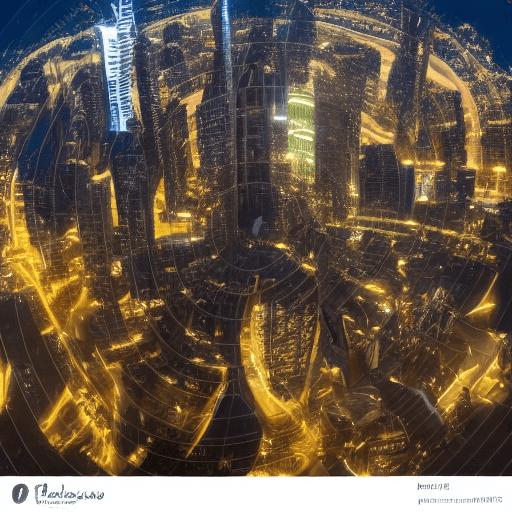 AI generated: Create a realistic cinematic futuristic city distinguished by its area of tall and luxurious skyscra...