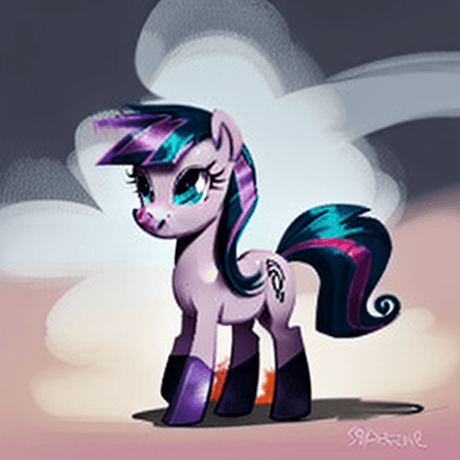 AI generated: my little pony characters do arson