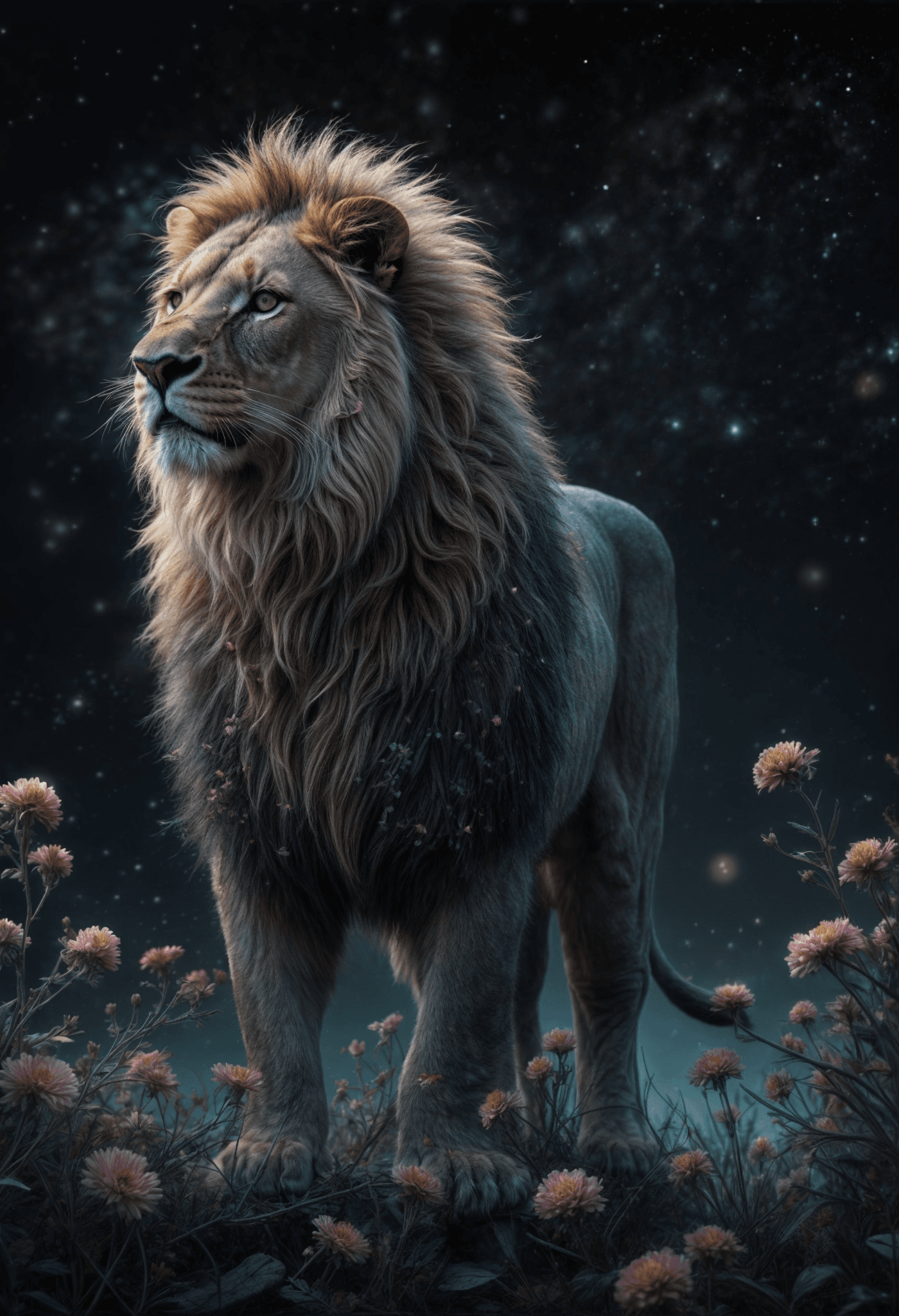 AI generated: The whimsical and dreamlike, using soft colors and smooth textures image shows a stylized illustrati...