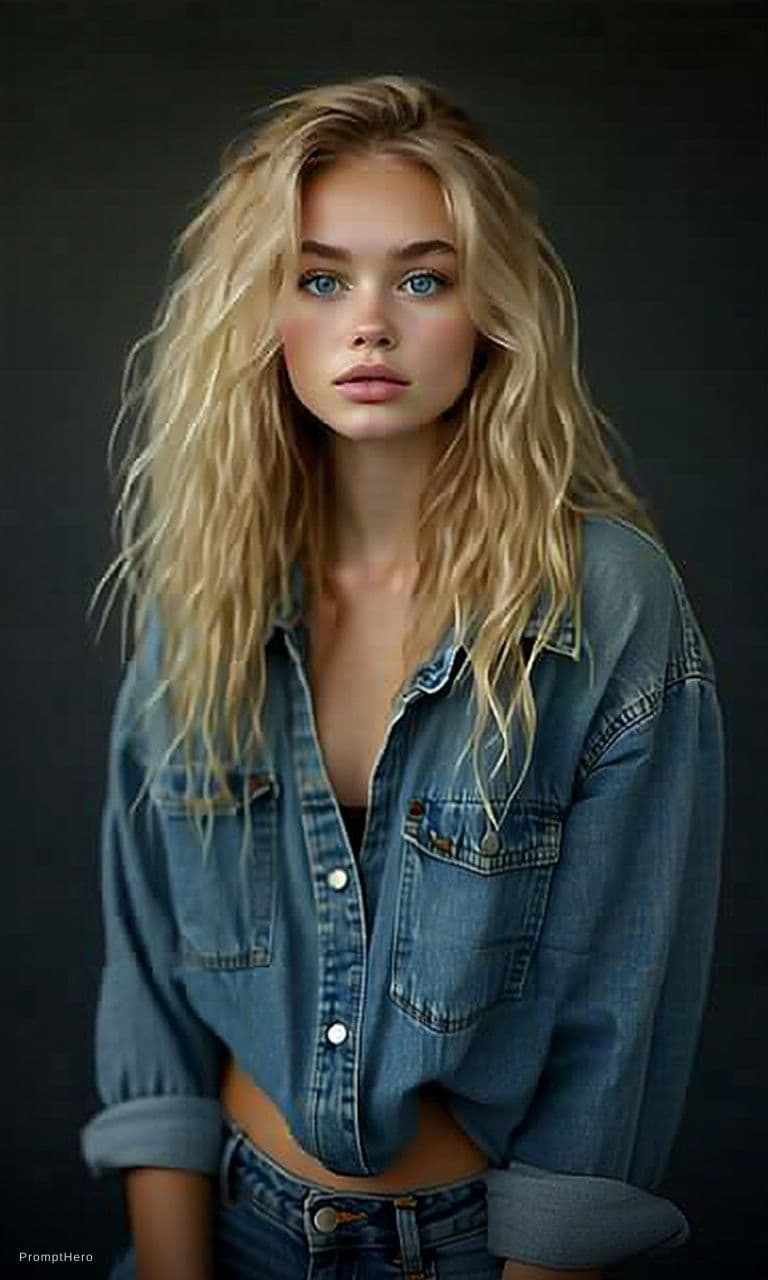 AI generated: Lexie, an 18 year old High School student, an exact same identical Scandinavian hottie, exact same i...