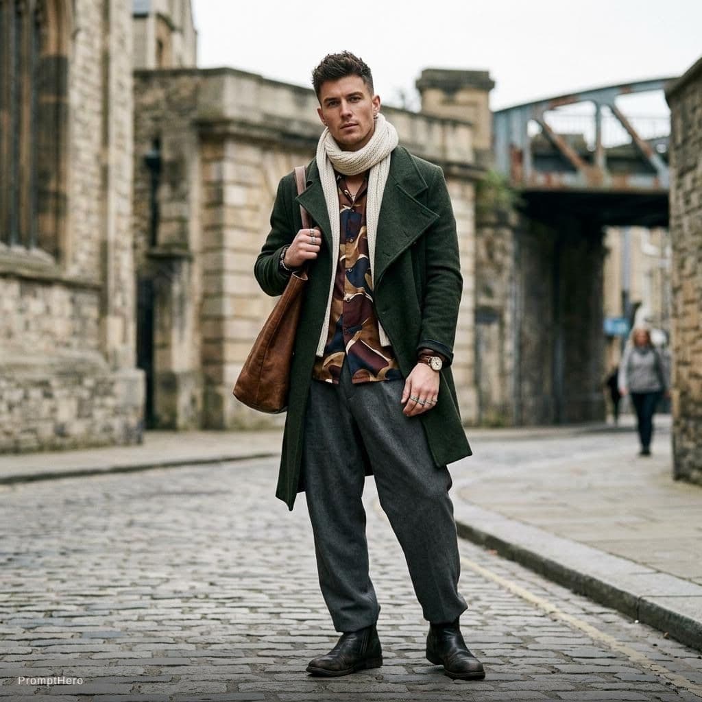 AI generated: fashion editorial photograph, man, shot on a Canon EOS 5D Mark IV --chaos 75 --ar 1:2 --profile rsy6...