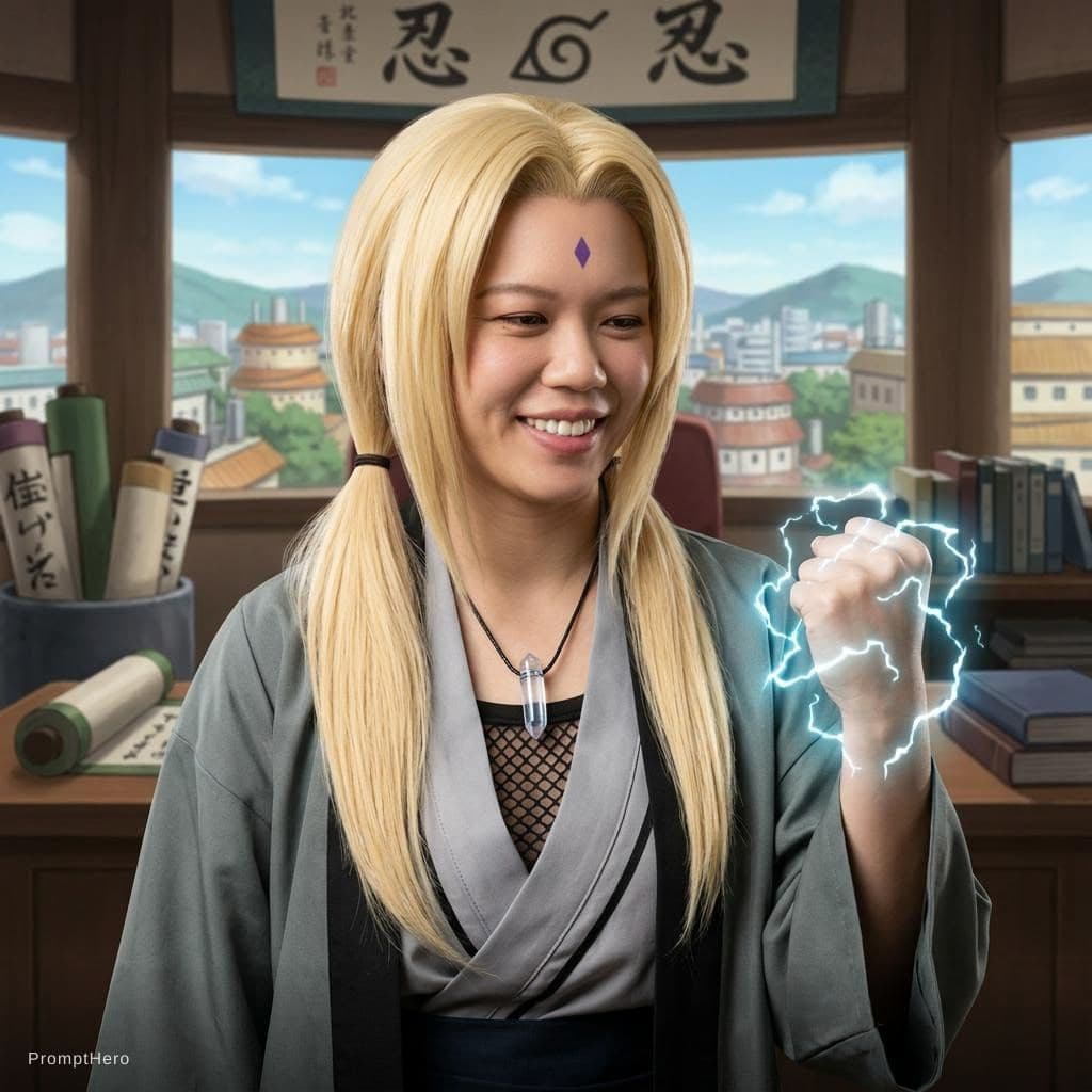 AI generated: Tsunade 
