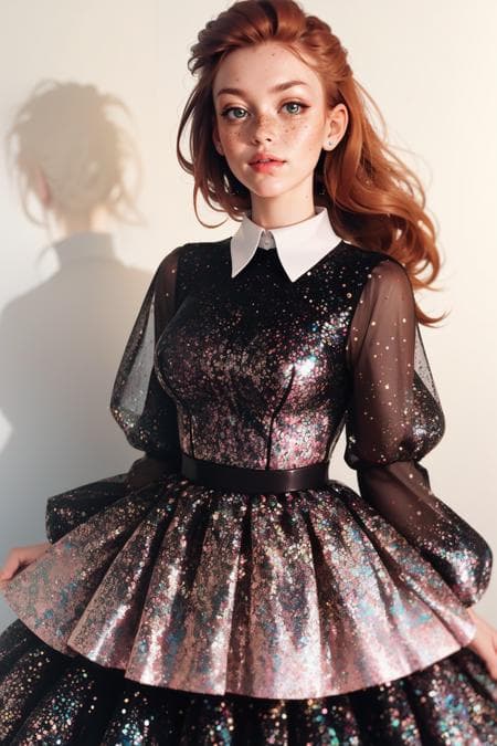 Constellation Glitter Dress